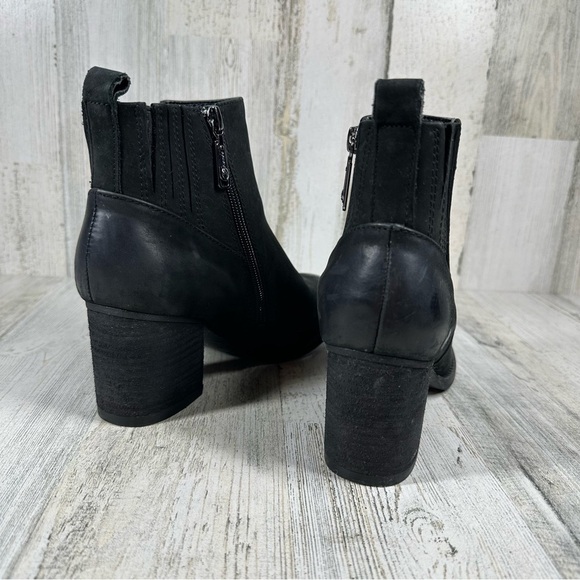 Blondo Noa Waterproof Nubuck Suede Block Heel Women's Bootie #1145 - Picture 7 of 11